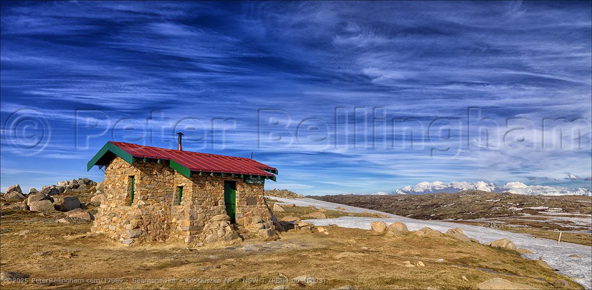 Peter Bellingham Photography Seamans Hut - Kosciuszko NP - NSW T (PBH4 00 10633)